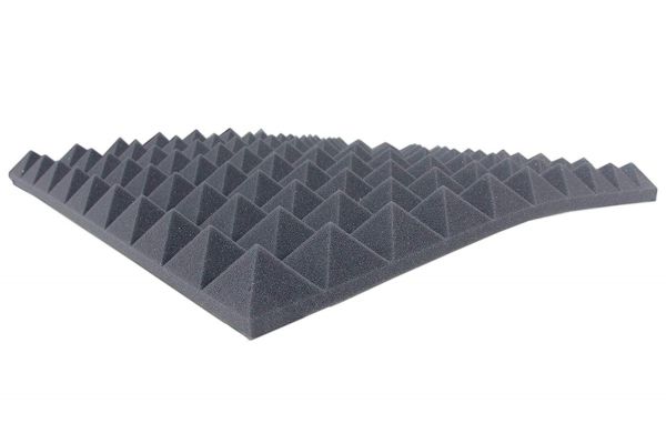 Akustikpur - Akustikschaumstoff Pyramiden ca. 49 cm x 49 cm x 4 cm Akustik Schaumstoff Akustik Dämmung