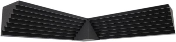 Bass Trap Kit 2 Stk.Ca.100x30x30cm Lamellen (Pyramiden) Profil + 1 Stk. Akustik Würfel ca. 30x30x30cm Absorber