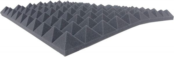 Composite-Schaum, ca. 49 x 49 x 4 CM Schaumstoff Pyramiden Akustik Schaumstoff Schalldämmung / Acoustic / Studio